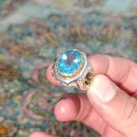 انگشتر فوق لوکس با سنگ  توپاز با کیفیت ومرغوب|جواهرات|نظرآباد, رسالت|دیوار