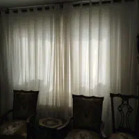 دو تا پرده ۴متری حریر از جنس خوبه پانچ شده|پرده، رانر، رومیزی|تهران, خواجه نصیر طوسی|دیوار