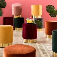 پاف چرمی استوانه ای (جشنواره فروش)