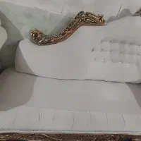 مبل ۷نفر تمیز فقط یکی تاج بالاش شکسته|مبلمان خانگی و میز عسلی|باخزر, |دیوار