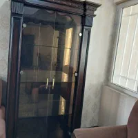 تخت خواب دونفره با تشک وویترین