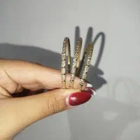 النگوی رنگ ثابت طرح طلا