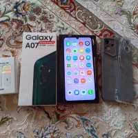 گوشی a07 128/6 درحد آکبند واقعی فقط دوبار شارژ شده