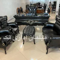 مبلمان اداری تک٪میزوصندلی اداری مدل آلفاجلوبسته