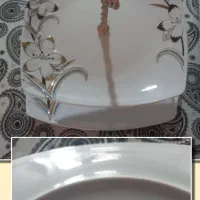 سرویس چینی ۱۲نفره نو و  شیرینی خوری دوطبقه|ظروف سرو و پذیرایی|شاهین‌شهر, مورچه خورت|دیوار