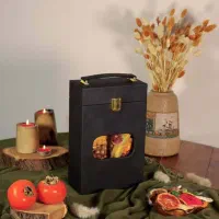 جعبه آجیل و میوه خشک و تنقلات چرمی|ظروف سرو و پذیرایی|تهران, دولاب|دیوار