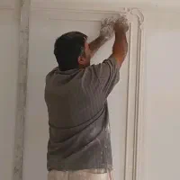 گچکاری  گچبری وقاب بندی  لکه گیری