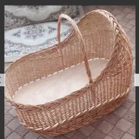 سبد حصیری  و زیلو حصیری گرد