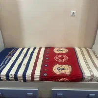 سرویس تخت خواب و میز مطالعه سر هم