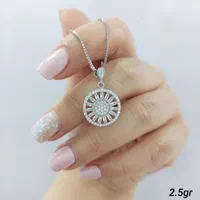 گردنبند نقره جواهری کادو تولد کادو عقد کد 04108|جواهرات|تبریز, |دیوار