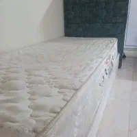 تخت باکس یک نفره با تشک رویال