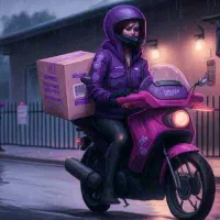 پیک موتوری آنلاین شاپ معتبر خانم و آقا