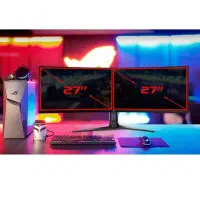 مانیتور ۴۹ اینچ منحنی ایسوس نوهست ولی پلمپ باز شده|قطعات و لوازم جانبی رایانه|شیراز, زرهی|دیوار