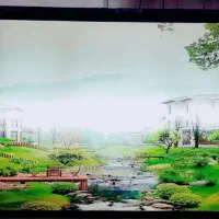 تابلو چراغ دار در حد نو|تابلو، نقاشی، عکس|بندر امام خمینی, |دیوار