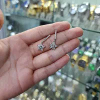 گوشواره میخی نقره اصل کد ۴|بدلیجات|کرمانشاه, |دیوار