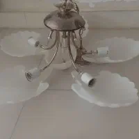 لوستر صدفی ۵ شاخه