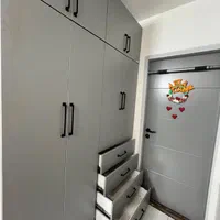 کمد نقره برفی ام دی ف پدیده سه کشو|جاکفشی، کمد، دراور|فردیس, |دیوار