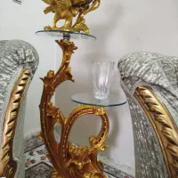 میز دوطبقه وجامیوه ای پلی استر