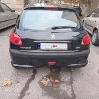 پژو مشکی ۲۰۶، مدل۹۵، شاسی سالم نقد واقساط|خودرو سواری و وانت|تهران, سردارجنگل|دیوار