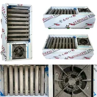 کباب پز (منقل) گازی ۸ شعله ۸۰ سانتی پلوپزدار استیل