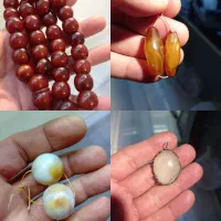 سنگ دور. قدیمی. سلیمانی وعقیق  برد تسبیح سندلوس