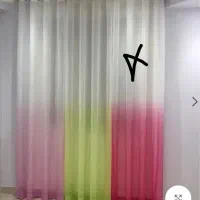 پارچه پرده حریر نو نو|پرده، رانر، رومیزی|کرمان, |دیوار