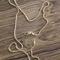 زنجیر طلا بسیار محکم و مقاوم به وزن 4.8 گرم|جواهرات|اصفهان, سروستان|دیوار