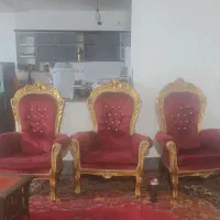 مبل  سلطنتی چوب راش اصلی قدیمی