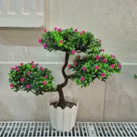 درختچه و گل مصنوعی بنسای|گل مصنوعی|ملایر, |دیوار