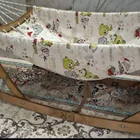 گهواره چوبی درحد نو