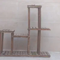پایه گل چوبی