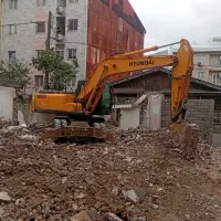 تخریب ساختمان های کلنگی و گودبرداری درکمترین زمان|خدمات پیشه و مهارت|رشت, استقامت ۱|دیوار