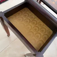 میز عسلی سه تکه معرق کاری شده