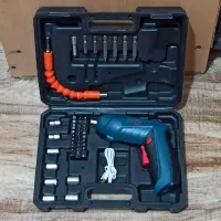 پیچ‌گوشتی شارژی پیچبند تاشو پیچ بند باس با لوازم