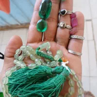 آگهی از خوزستان یاقوت برمه زمرد انگشتر زنانه نقره