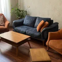 نیم ست راحتی ترک ریلکسی با میز|مبلمان خانگی و میز عسلی|تهران, تهران‌نو|دیوار