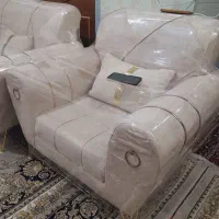 مبل ۷نفره راحتی کرمی سمساری بزرگ کوهکن|حراج|زابل, |دیوار