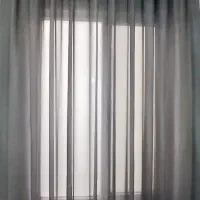 دو عدد پرده پانچ طوسی