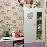 تخت دوکاره و‌کمد کودک