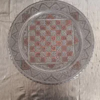 سینی مسی قدیمی شطرنج