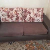 مبلمان شیش نفره مخمل و چرم