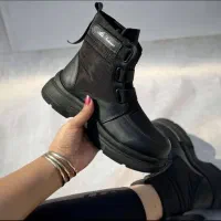 نیم بوت کاپشنی اسپرت دخترانه زنانه دوردوزی شده