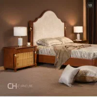 سرویس خواب دو نفره کینگ چوب|تخت و سرویس خواب|تهران, فرمانیه|دیوار