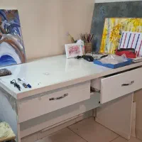 میز تحریر سفید|میز تحریر و کامپیوتر|تهران, منیریه|دیوار