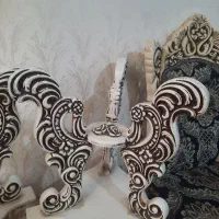 مبل نه نفره چوب|مبلمان خانگی و میز عسلی|اردبیل, |دیوار