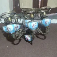 لوستر روسی .یه کار خاص وقدیمی .بدون لنگه و تک