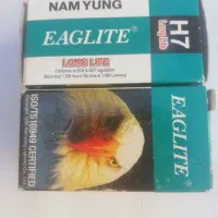 یک جفت لامپ عقآب نو  کره ای H7 170 هزار تومان