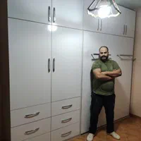 تخت کمجا کمددیواری مدلMDFپاکچوب تخت تاشودیواری|تخت و سرویس خواب|تهران, جنت‌آباد جنوبی|دیوار