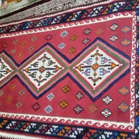 گلیم ترکی و جل اسب|گلیم، جاجیم، گبه|فیروزآباد (فارس), |دیوار