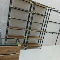 ساخت قفسه شلف رگال پروفیل بست چوب روسی (عبدی)|فروشگاه و مغازه|هشتگرد, هشتگرد قدیم|دیوار